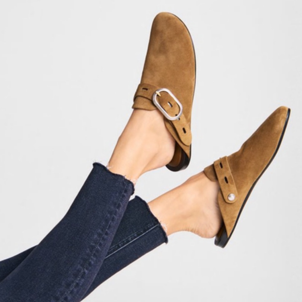 rag & bone clogs ansley golden brown size 37